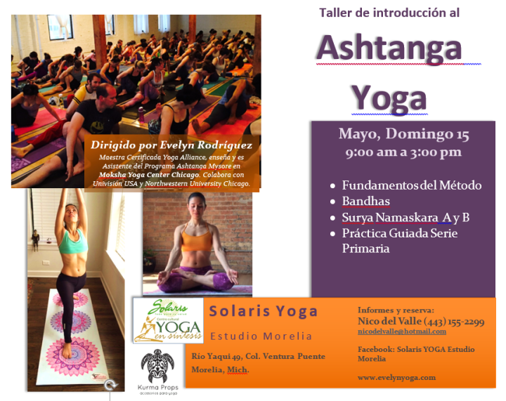 Taller Ashtanga Morelia mayo 2015
