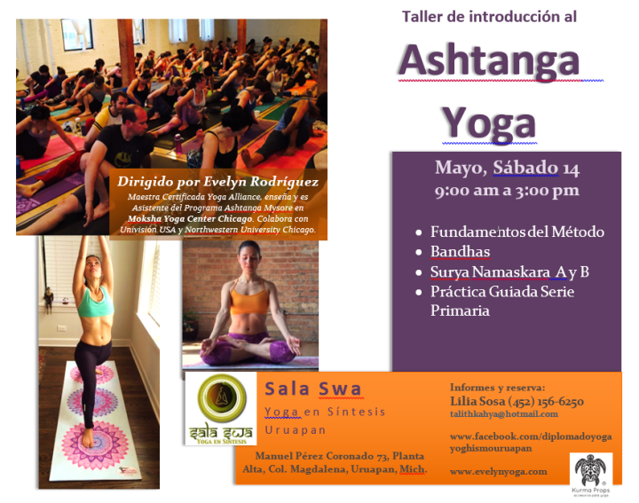 Taller Ashtanga Uruapan mayo 2015